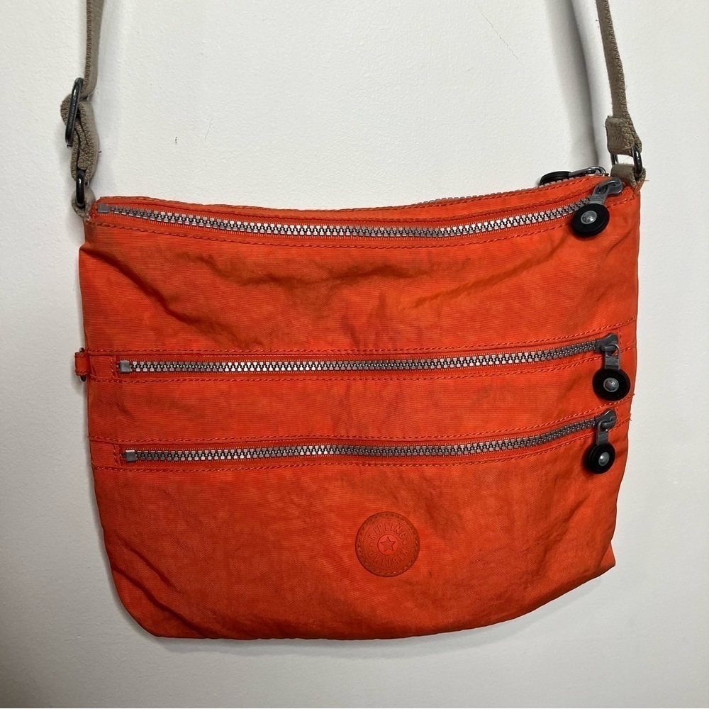 Kipling crossbody bag bright orange